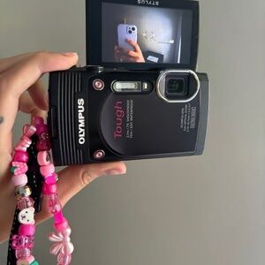 Olympus Tough Black and Pink Digital Camera